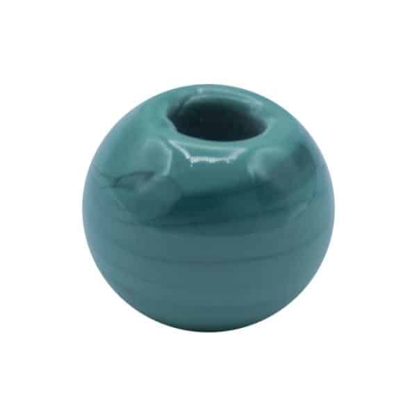 Bola de cristal de Murano verde azulada a la venta en anabi.online