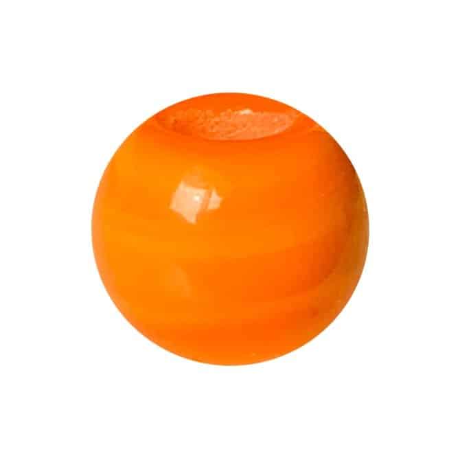 Bola de cristal de Murano naranja a la venta en anabi.online