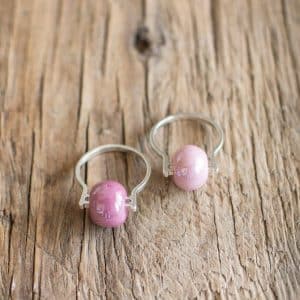 2 anillos intercambiables de plata de ley a la venta en anabi.online